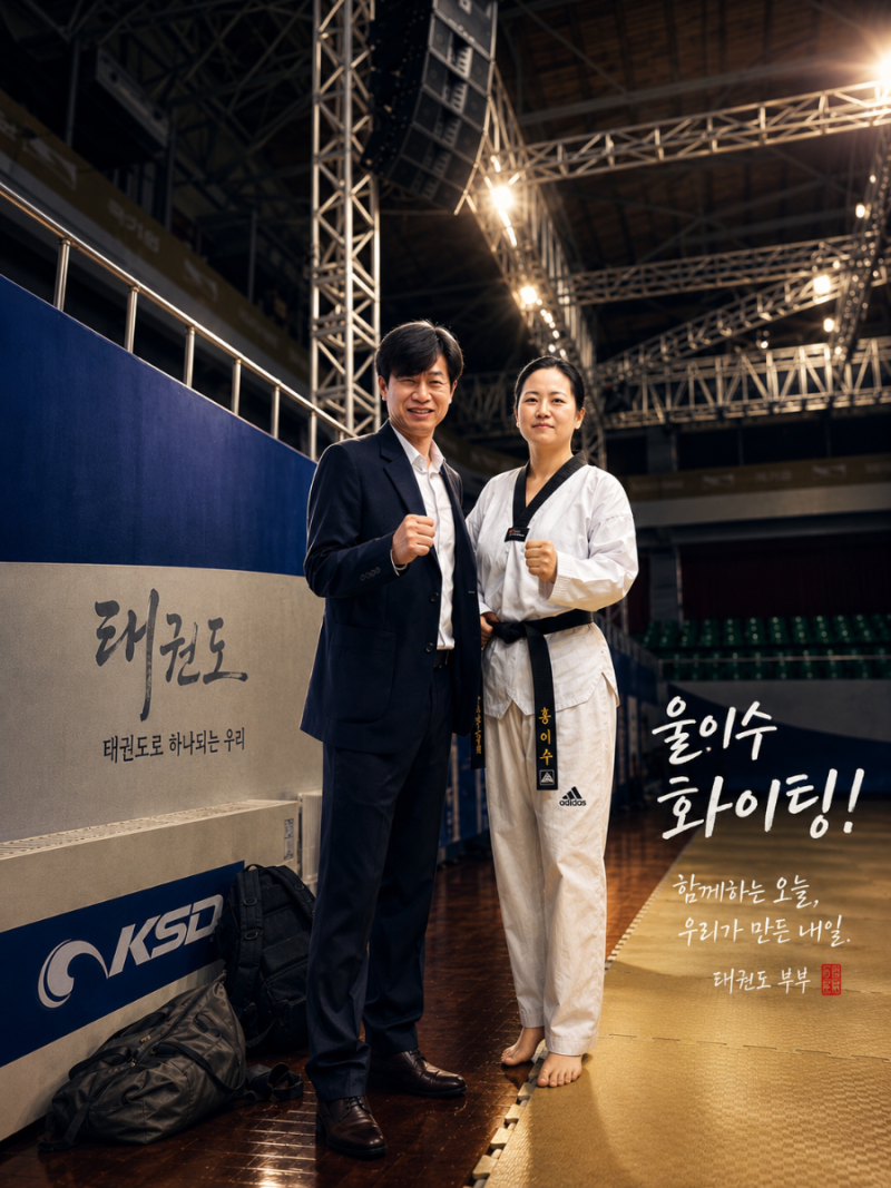 홍이수 사범님 6단 합격 축하