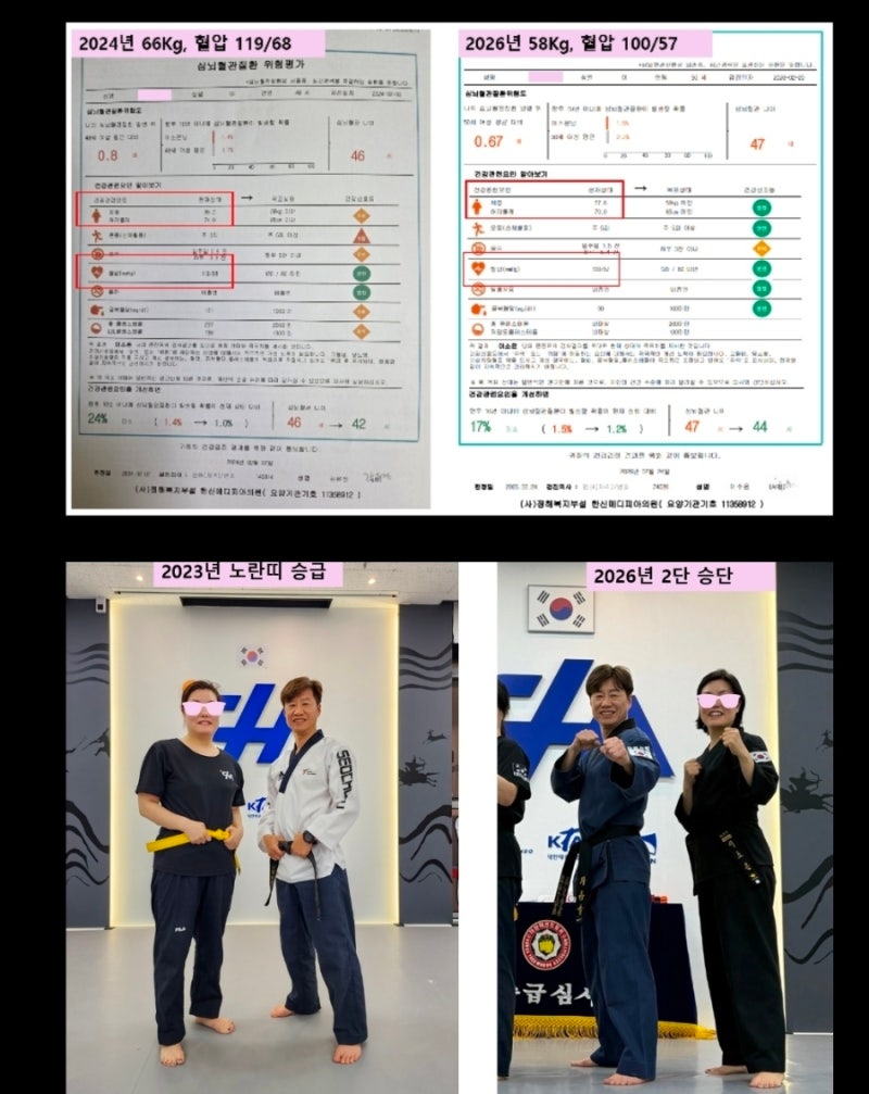 47세, 흰띠로 시작한 태권도 후기